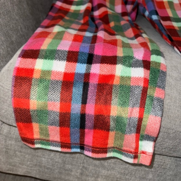 Sleep Chic Plaid Fleece Pajama Pants - Picture 2 of 4